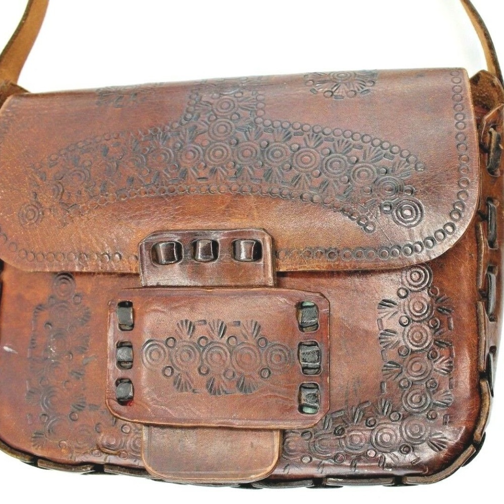 Women's Vintage Brown Handmade Leather Messenger, Shoulder, Satchel Handbag